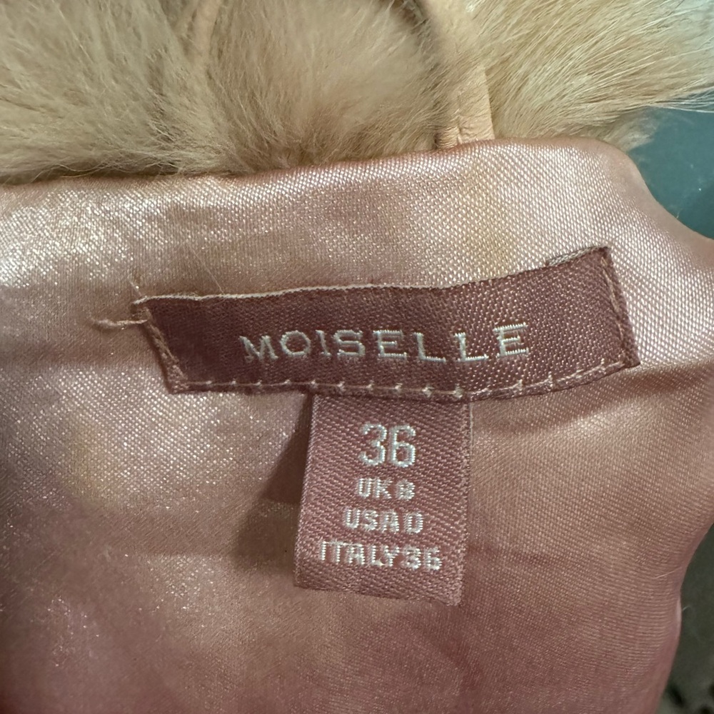 Moiselle Fox Fur &sheep leather Vest - Picture 4 of 7